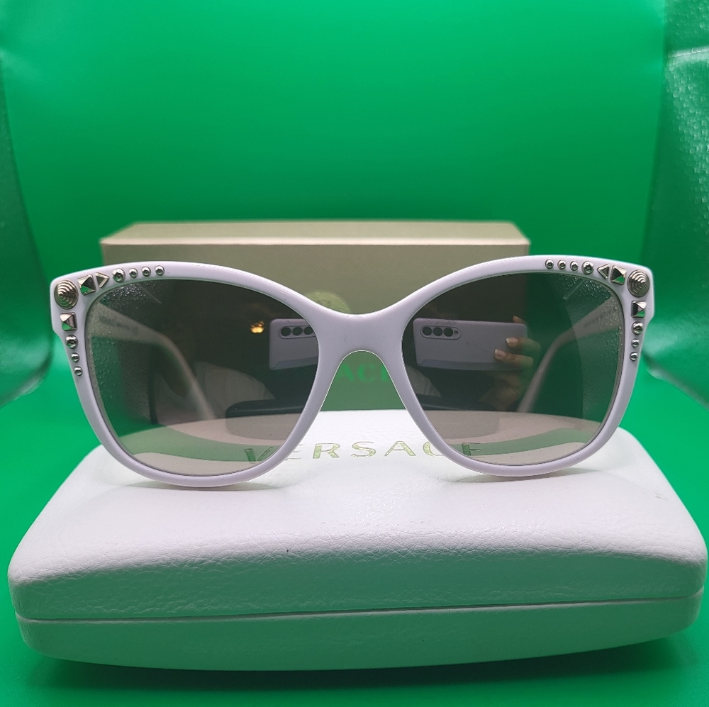 Versace mirrored lense sunglasses